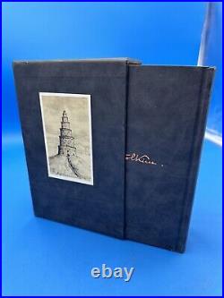 Lord of the Rings 50th Anniversary Edition, Hardcover Book by Tolkien Gold Trim