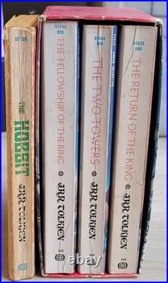 Lord of the Rings Box Set & The Hobbit, JRR Tolkien, Ballantine 1st PB Editions