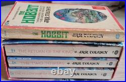Lord of the Rings Box Set & The Hobbit, JRR Tolkien, Ballantine 1st PB Editions