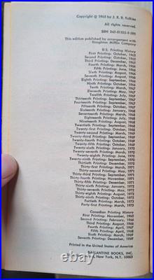 Lord of the Rings Box Set & The Hobbit, JRR Tolkien, Ballantine 1st PB Editions