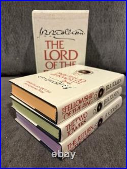 Lord of the Rings Boxed Set J. R. R. Tolkien 3 Volumes Houghton Mifflin Revised Ed
