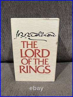 Lord of the Rings Boxed Set J. R. R. Tolkien 3 Volumes Houghton Mifflin Revised Ed