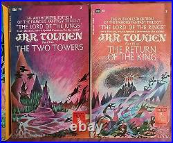 Lord of the Rings By J. R. R. TOLKIEN 1969 Ballantine 3 Books