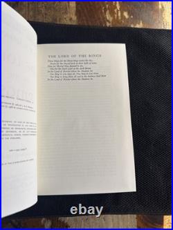 Lord of the Rings Collectors Edition Early Rare 1st Print 1974 Tolkien