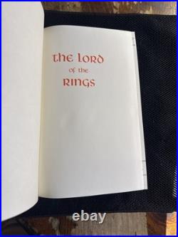 Lord of the Rings Collectors Edition Early Rare 1st Print 1974 Tolkien