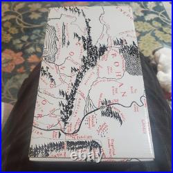 Lord of the Rings Deluxe Illustrated JRR Tolkien NEW IN BOX Leather Edition