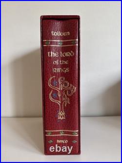 Lord of the Rings HMCO Book, J. R. R. Tolkien Collector's Edition 1993 with Map