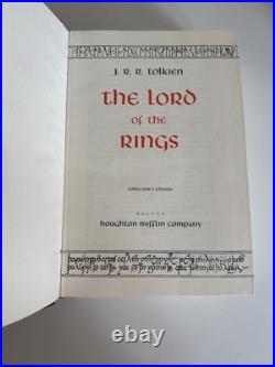 Lord of the Rings HMCO Book, J. R. R. Tolkien Collector's Edition 1993 with Map