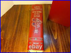 Lord of the Rings Hardcover Book Collector's Edition in Slipcase with Map HMCO