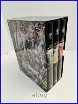 Lord of the Rings Hardcover Box Set Tolkien 2002 SIGNED by Illustrator Alan Lee
