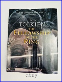 Lord of the Rings Hardcover Box Set Tolkien 2002 SIGNED by Illustrator Alan Lee