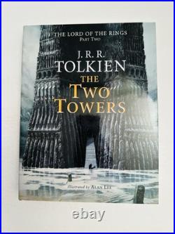 Lord of the Rings Hardcover Box Set Tolkien 2002 SIGNED by Illustrator Alan Lee
