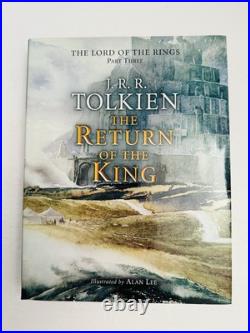 Lord of the Rings Hardcover Box Set Tolkien 2002 SIGNED by Illustrator Alan Lee Lord of the Rings Hardcover Box Set Tolkien 2002 SIGNED by Illustrator Alan Lee