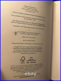 Lord of the Rings & Hobbit Tolkien Limited Clothbound 2013 Collectors Edition