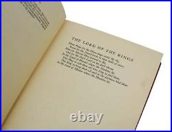 Lord of the Rings J. R. R. TOLKIEN First Edition Set 1st Printings 1954 1955