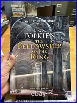 Lord of the Rings J. R. R. Tolkien 3V set 2002 Illustrated Alan Lee 1st ed thus