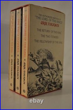 Lord of the Rings J. R. R. Tolkien Ballantine Books 3 Vol. Slipcase 1966 Trilogy
