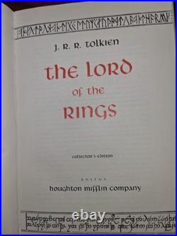 Lord of the Rings J. R. R. Tolkien Collectors Edition+Slipcase 1994 with maps