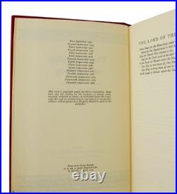 Lord of the Rings J. R. R. Tolkien First British Edition 15/12/11 1st
