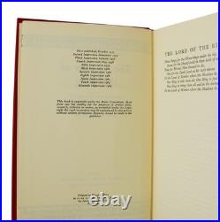 Lord of the Rings J. R. R. Tolkien First British Edition 15/12/11 1st