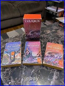 Lord of the Rings JRR Tolkien 1965 Ballantine Books Box Set Authorized Edition