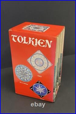 Lord of the Rings JRR Tolkien 1965 Ballantine Books Red Box Set Lot 1973 Print