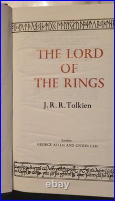 Lord of the Rings JRR Tolkien 2nd Impression 1972 India Paper Ed. UK Very Good