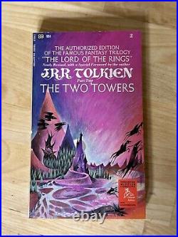 Lord of the Rings JRR Tolkien Authorized Ed Ballantine Books Box Set VNTG LOTR