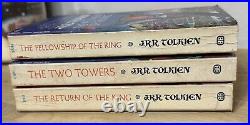 Lord of the Rings JRR Tolkien Authorized Ed Ballantine Books Box Set VNTG LOTR