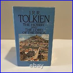 Lord of the Rings JRR Tolkien Box Set 1986 Ballantine 4 Paperback Books RARE VTG