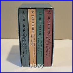 Lord of the Rings JRR Tolkien Box Set 1986 Ballantine 4 Paperback Books RARE VTG