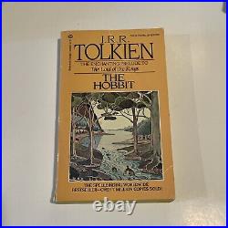 Lord of the Rings JRR Tolkien Box Set 1986 Ballantine 4 Paperback Books RARE VTG