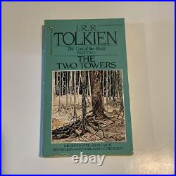 Lord of the Rings JRR Tolkien Box Set 1986 Ballantine 4 Paperback Books RARE VTG