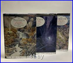 Lord of the Rings JRR Tolkien First US Alan Lee Illustrated Edition 3-Vol HC Set