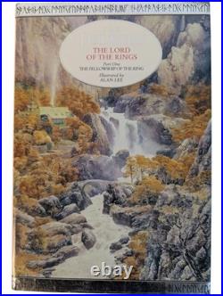 Lord of the Rings JRR Tolkien First US Alan Lee Illustrated Edition 3-Vol HC Set