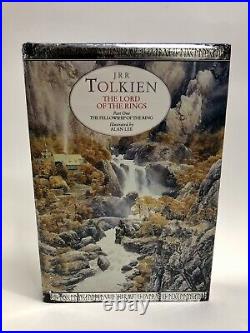 Lord of the Rings JRR Tolkien First US Alan Lee Illustrated Edition 3-Vol HC Set