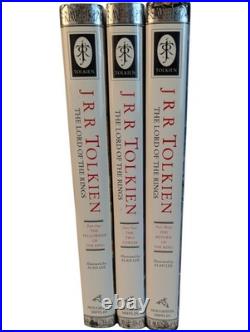Lord of the Rings JRR Tolkien First US Alan Lee Illustrated Edition 3-Vol HC Set