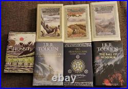 Lord of the Rings Middle Earth Tolkien Hard Cover Book Lot