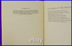 Lord of the Rings SIGNED by J. R. R. TOLKIEN First Edition 1st Printing 1954