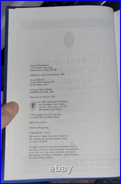 Lord of the Rings The Fellowship of the Ring Ilustrated Alan Lee Hardcover 1992