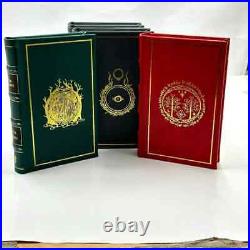 Lord of the Rings, The Silmarillion, and The Hobbit PREMIUM LEATHER BOUND