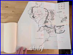 Lord of the Rings Tolkien 1987 Collector's Edition with Slipcase and foldout Map
