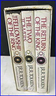 Lord of the Rings Tolkien Box Set 1978 2nd Edition 3 Hardcover Books WithMaps