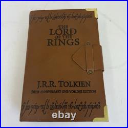 Lord of the Rings Tolkien Handbound Leather 50th Anniversary One-Volume Tooled Lord of the Rings Tolkien Handbound Leather 50th Anniversary One-Volume Tooled