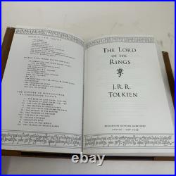 Lord of the Rings Tolkien Handbound Leather 50th Anniversary One-Volume Tooled