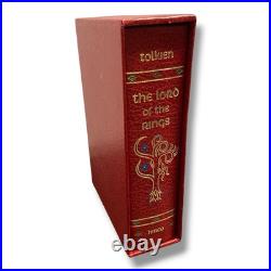 Lord of the Rings Tolkien Houghton Mifflin Mint Map Slipcase Collectors Edition