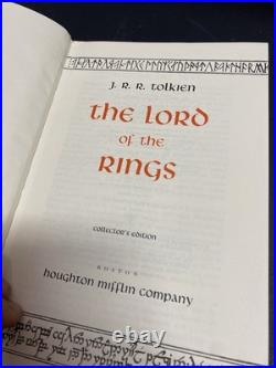 Lord of the Rings Tolkien Houghton Mifflin Mint Map Slipcase Collectors Edition