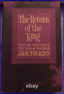 Lord of the Rings, Tolkien, Houghton Mifflin Revised 2nd edition revised withmap