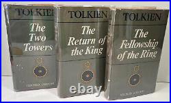 Lord of the Rings Trilogy 1973 First UK Editions J. R. R. Tolkien Fantasy SF