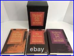 Lord of the Rings Trilogy Box Set 1965 2nd Edition J. R. R. Tolkien Maps READ